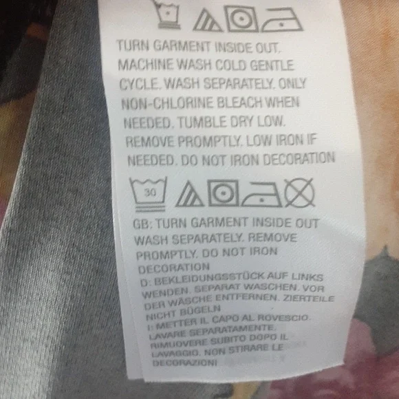 Floral Black Dress, Susan Graver - Picture 4 of 6